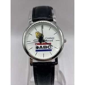 American‎ Bowling Congress Century Award Silver Round Quartz Watch- New Battery